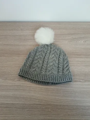 Bonnet doublé polaire 38cm  1/3mois
