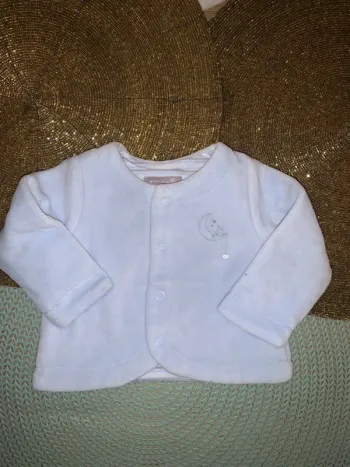 Gilet bleu naissance excellent état