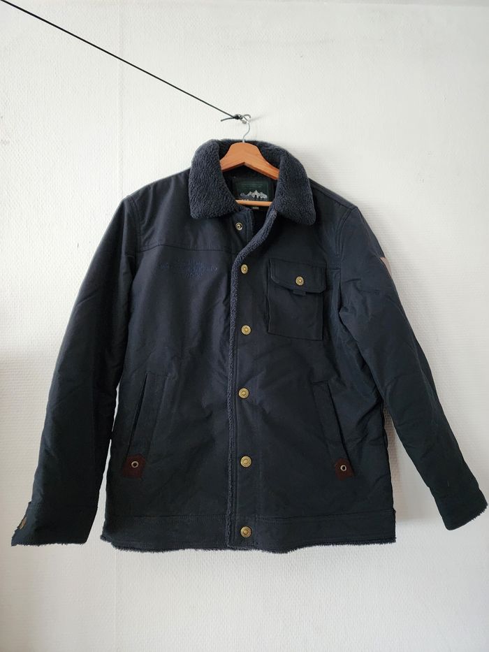 Veste chaude bleu marine pour homme