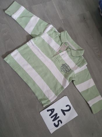 Maillot t-shirt  polo 2ans garçon
