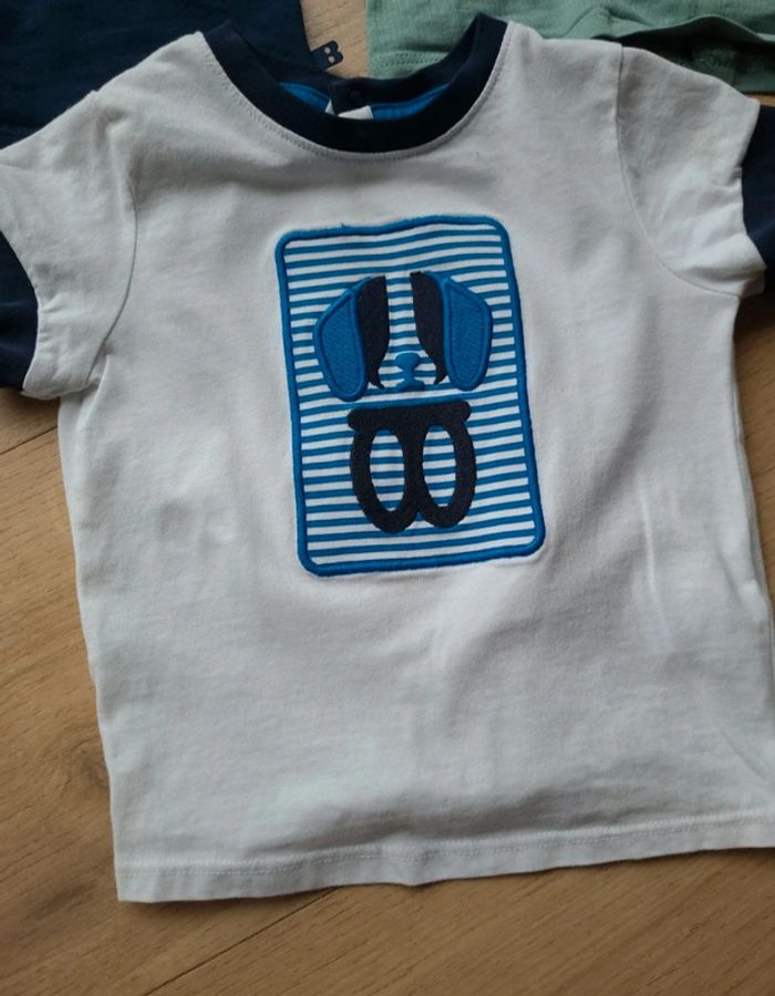 Lot t shirts 6 mois - photo numéro 5