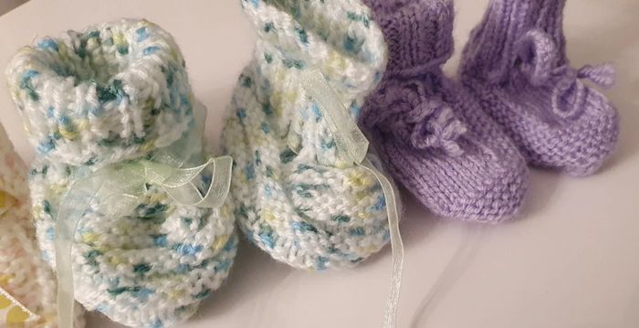 Chaussons nouveau né - photo numéro 4