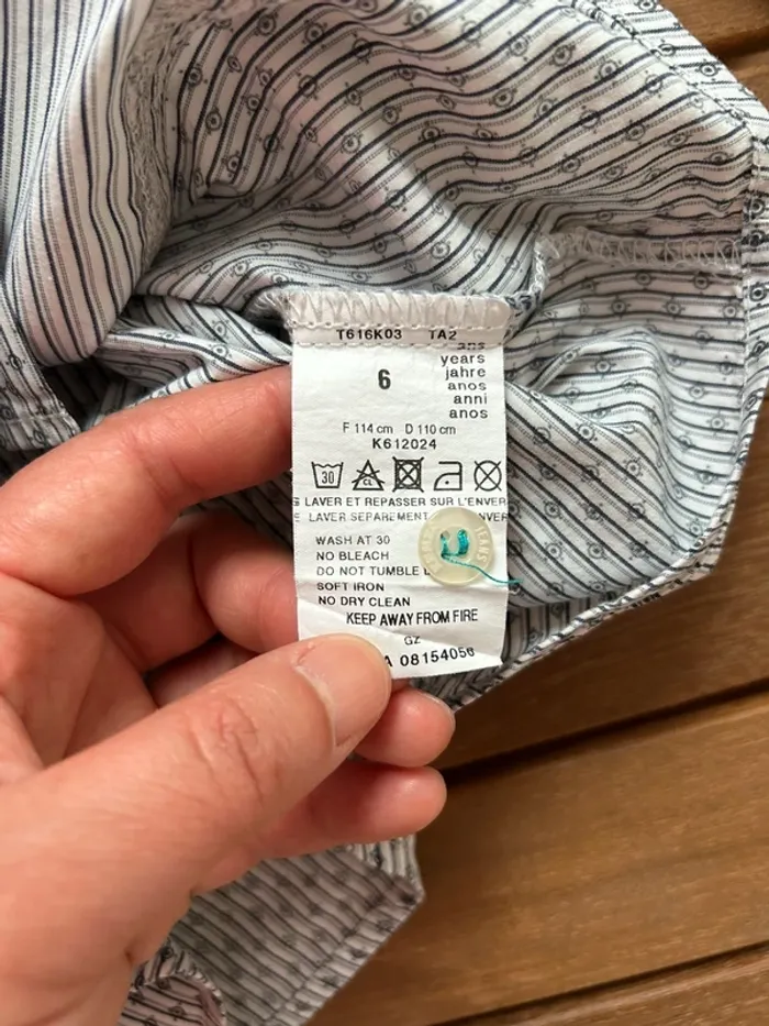 Chemise Kenzo kids 6 ans garçon - photo numéro 11