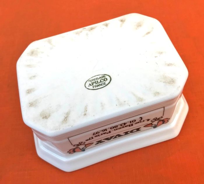 Terrine à foie gras  Porcelaine Apilco France  Maison Divay Paris - photo numéro 5