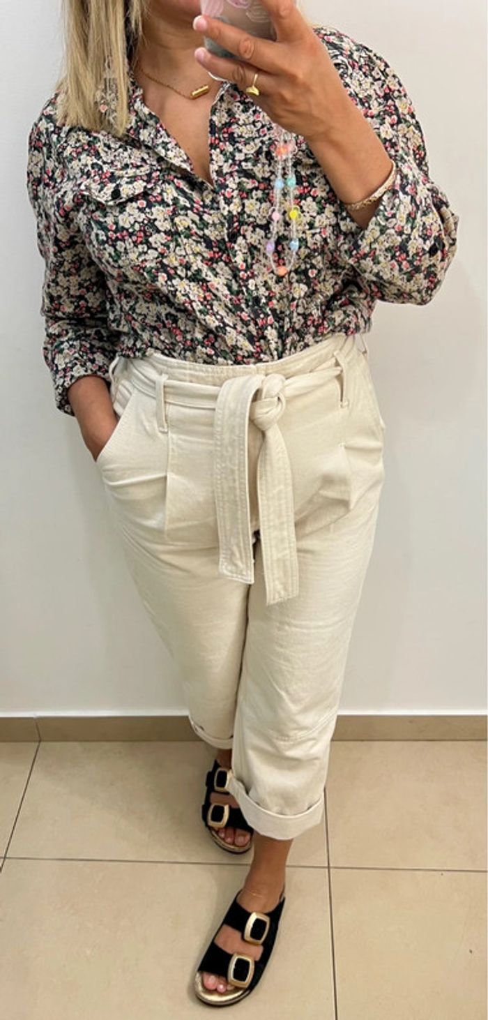 🌺Chemise fleurie Taille L-XL - photo numéro 3