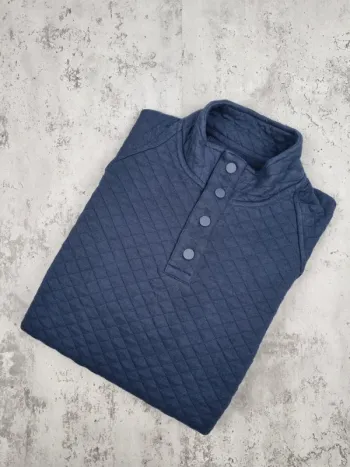 Sweat matelassé Eddie Bauer bleu marine – Taille M Homme
