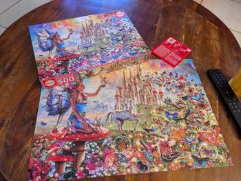 Magnifique puzzle Fées & papillons Educa 500 pièces