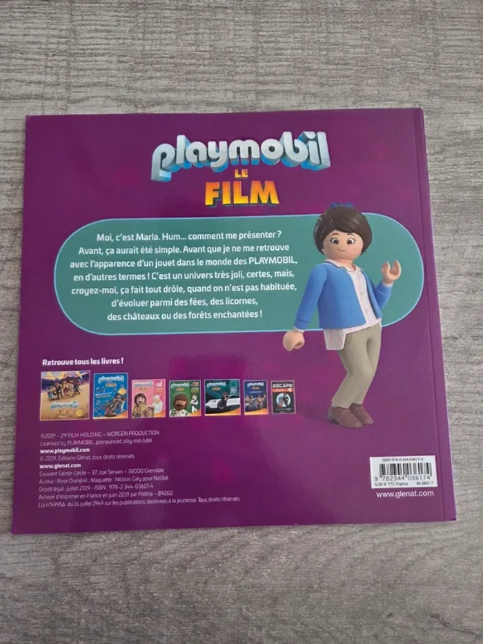 Livre Playmobil le film - photo numéro 2
