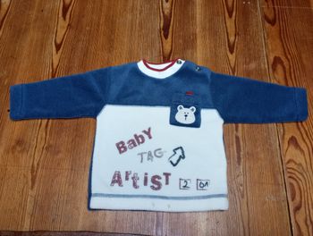 pull polaire, mini gang, 12 mois