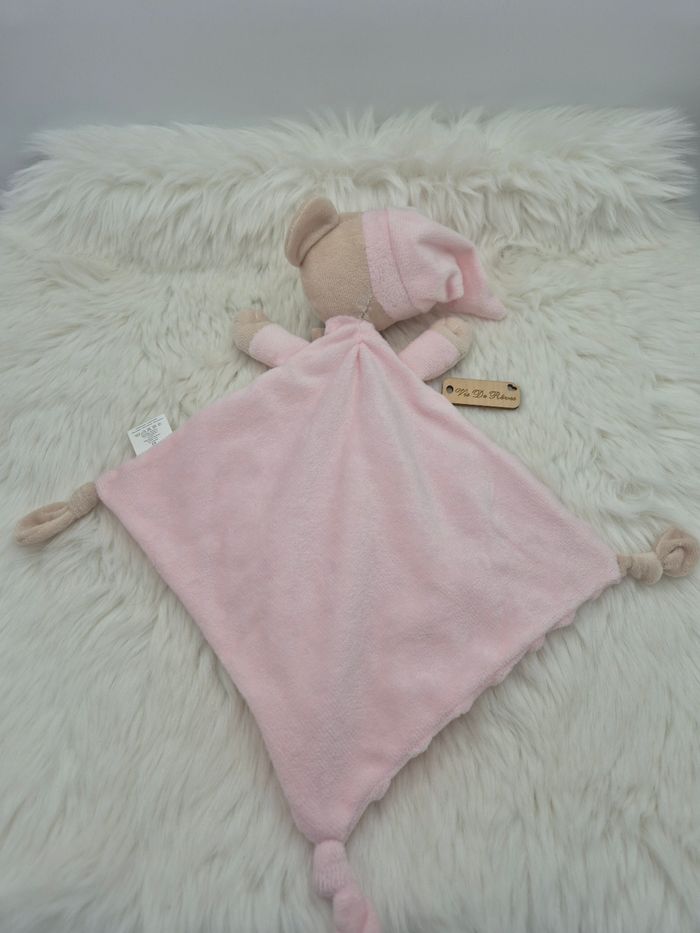 Doudou Ours rose beige InterBaby - photo numéro 3