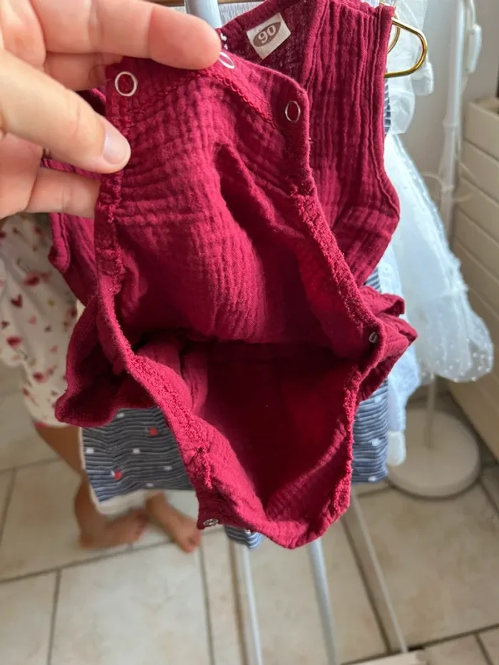 Barboteuse / combishort taille 12 mois état neuf - photo numéro 2