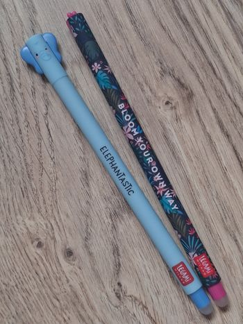 Stylos Éléphant et Fleur 