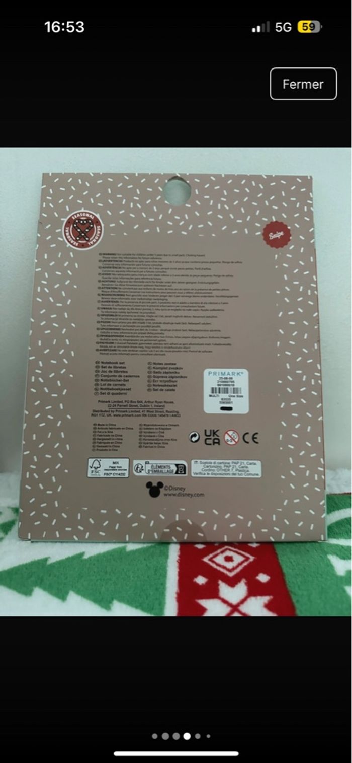 Carnet avec stylo Munchlings Disney neuf