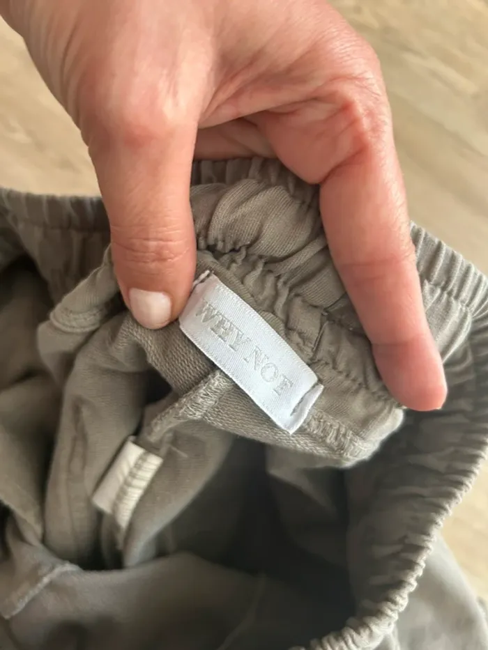 Why not pantalon jogging gris kaki taille 40 - photo numéro 4