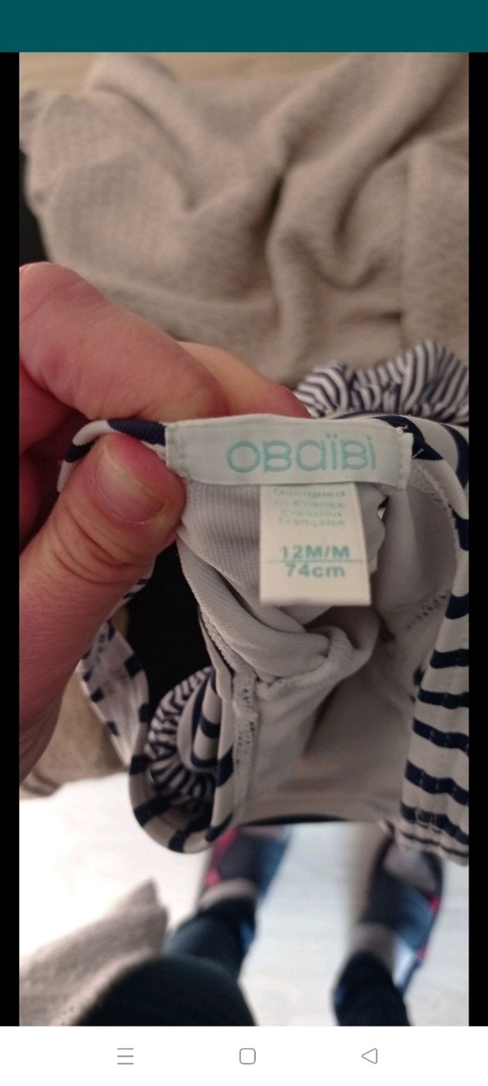 Maillot de bain obaibi en 12 mois - photo numéro 3