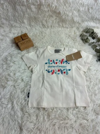 T-shirt océan d’amour à l’aise Breizh taille 24 mois