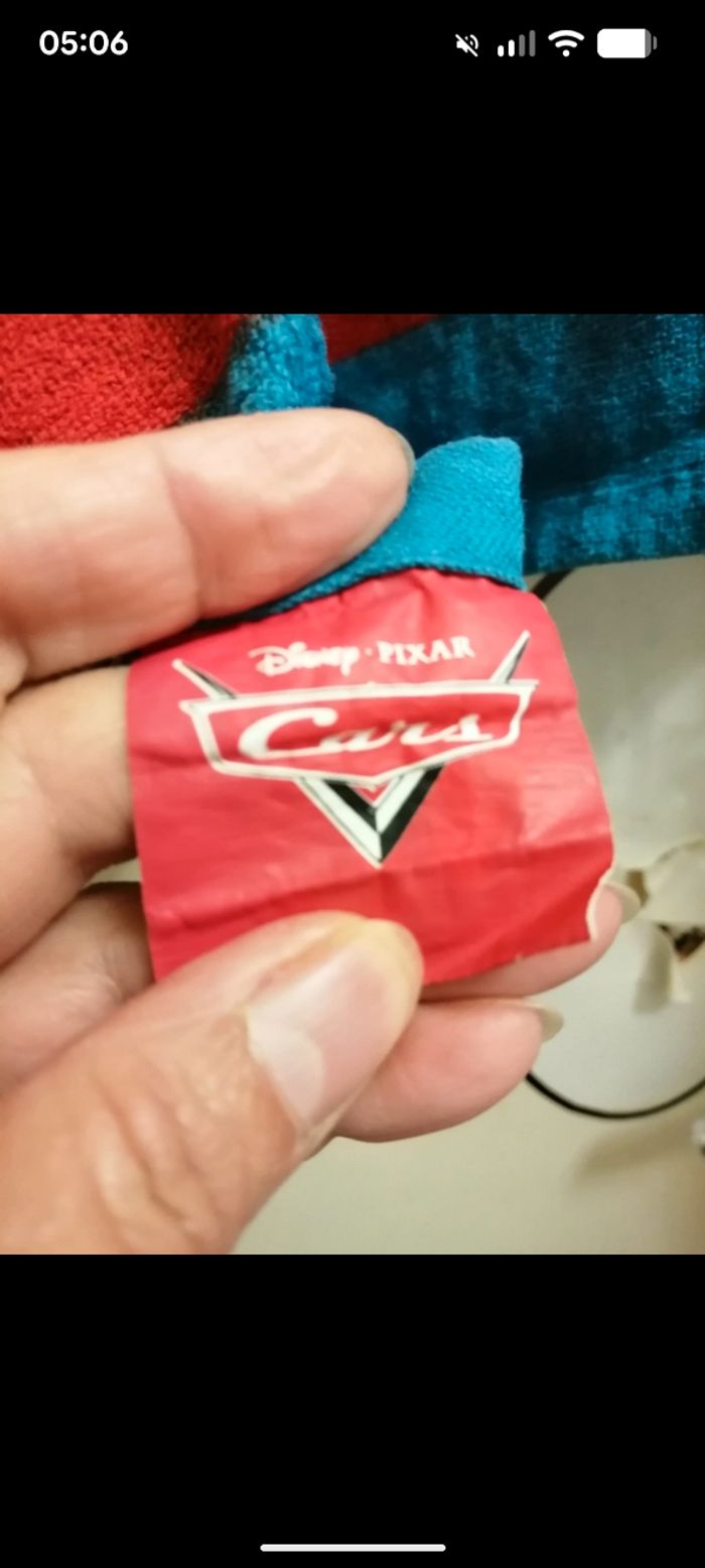 Poncho sortie de bain Cars Disney Pixar. - photo numéro 4