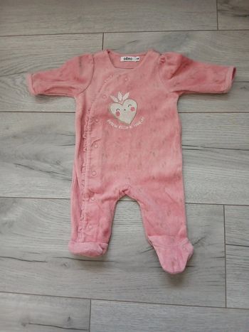 Pyjama velour ~ Gemo ~ 1mois