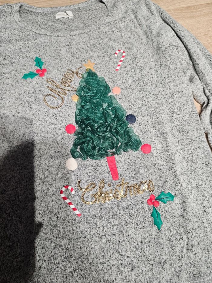 Pull Noël sapin 12 ans - photo numéro 2