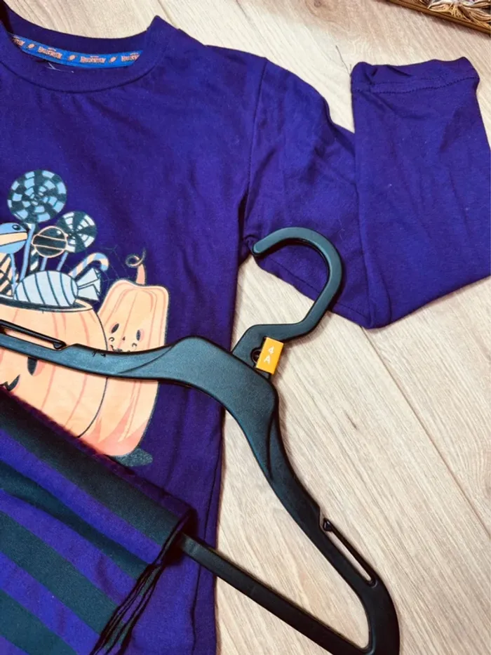 Taille 4 ans pyjama fille Halloween violet 🦇 - photo numéro 5