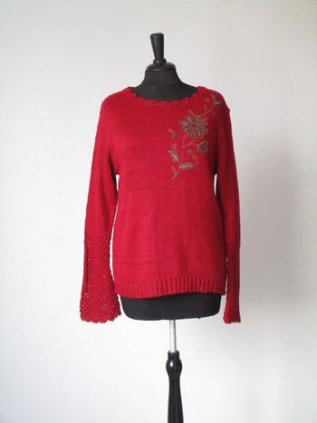 Pull rouge vintage 40 TBE
