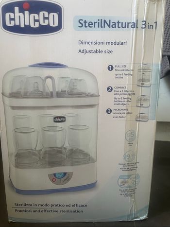 Stérilisateur biberon 3 en 1 sterilnatural