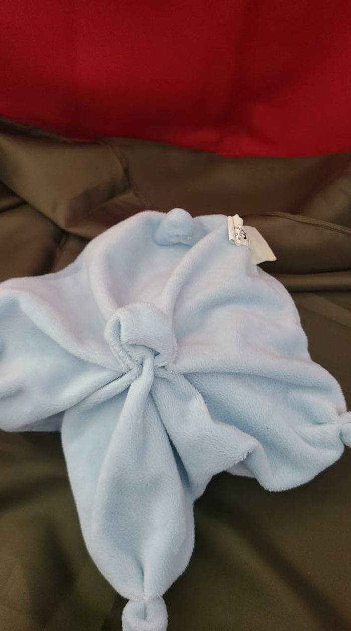 TCF DOUDOU SOURIS BLANCHE BLEU PLAT TOUT COMPTE FAIT - photo numéro 3