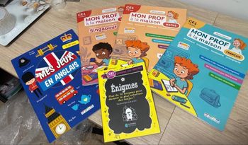 Lot de livres CE1 Français Maths Anglais 
