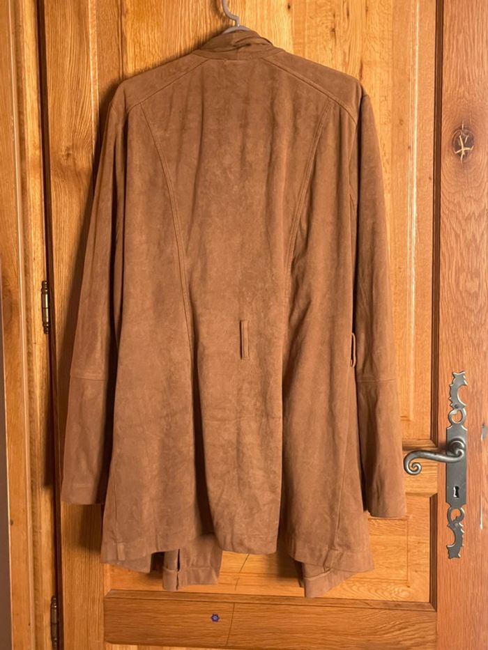 Veste en daim camel - photo numéro 2