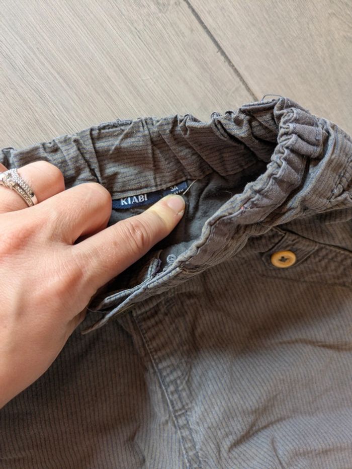 Pantalon doublé little hipster kiabi 3 ans - photo numéro 2