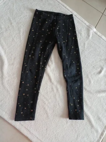 Legging moltoné noir 7 ans C&A