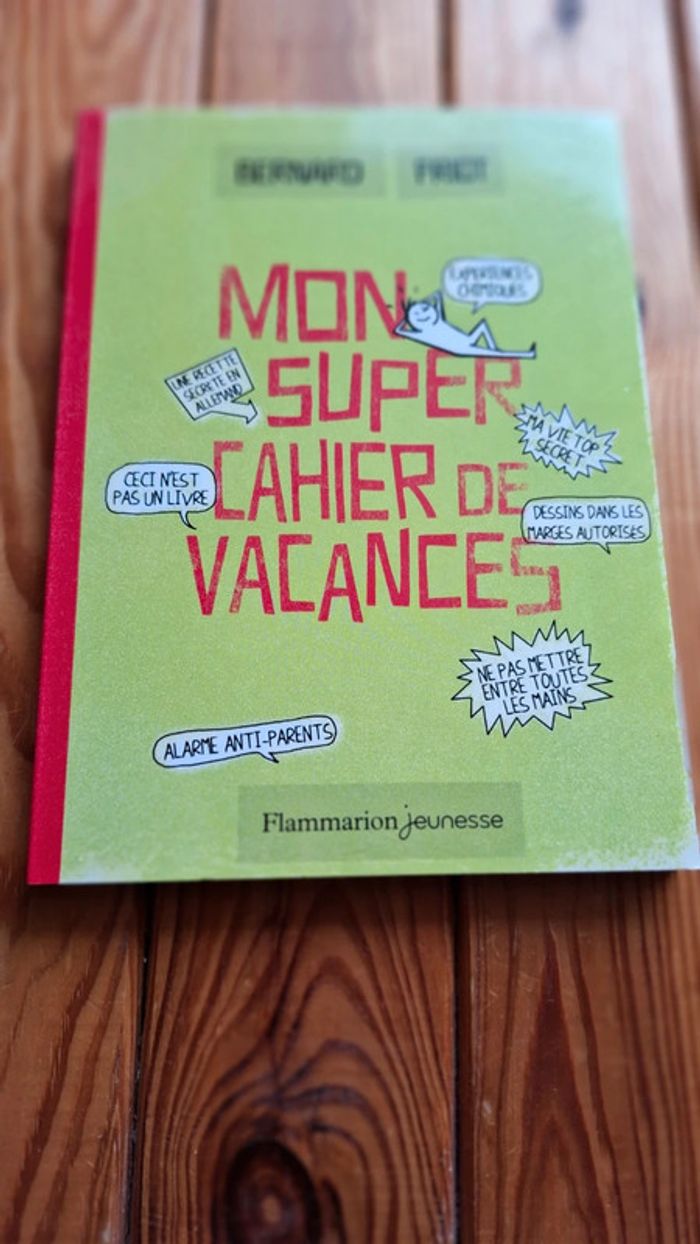Livre : Mon super cahier de vacances neuf