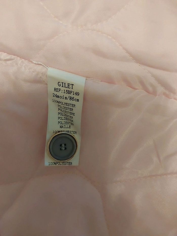 Ensemble chicaprie rose 3 pièces 24 mois - photo numéro 6