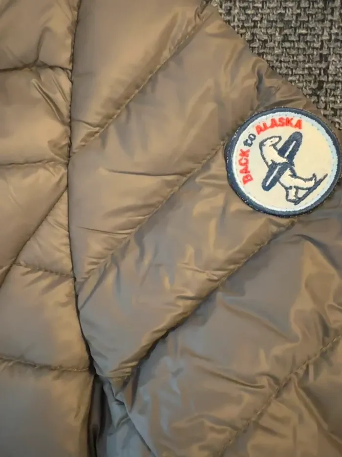 Doudoune à capuche Back to Alaska doublure polaire couleur marron taille S neuf avec etiquette. - photo numéro 8