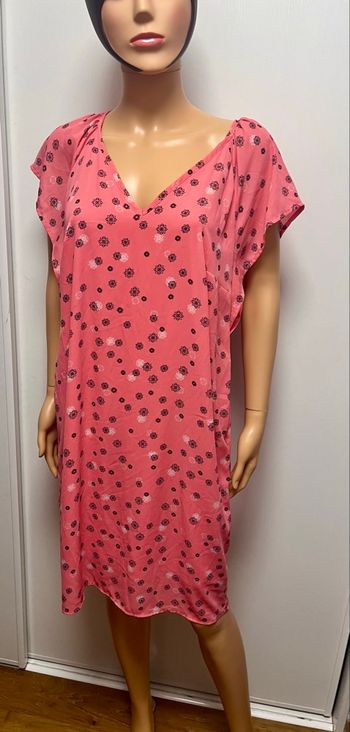Robe fluide corail yessica 