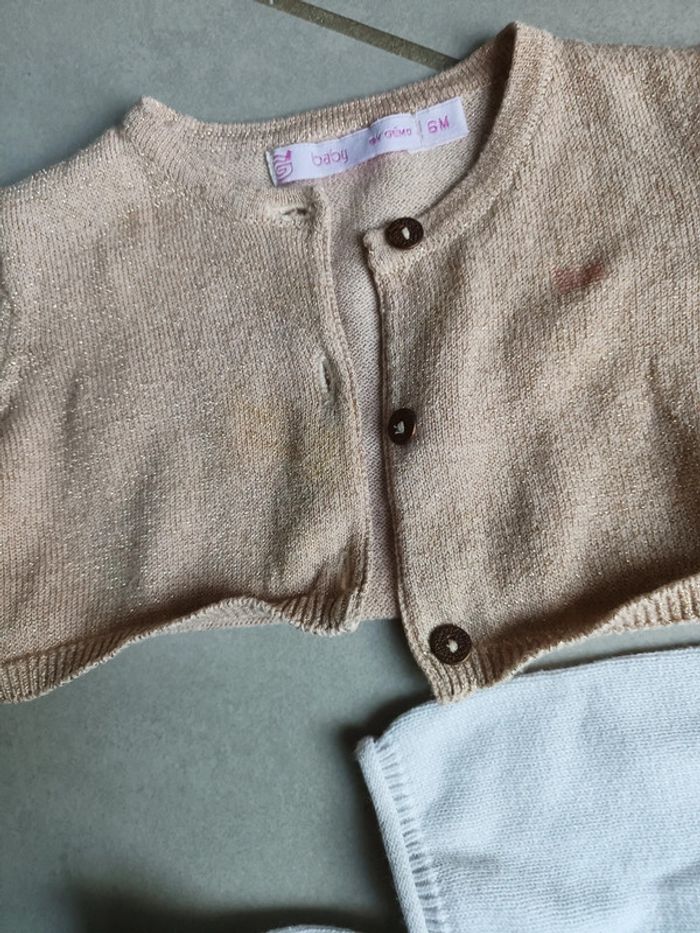 Pulls/gilet taille 6 mois - photo numéro 3