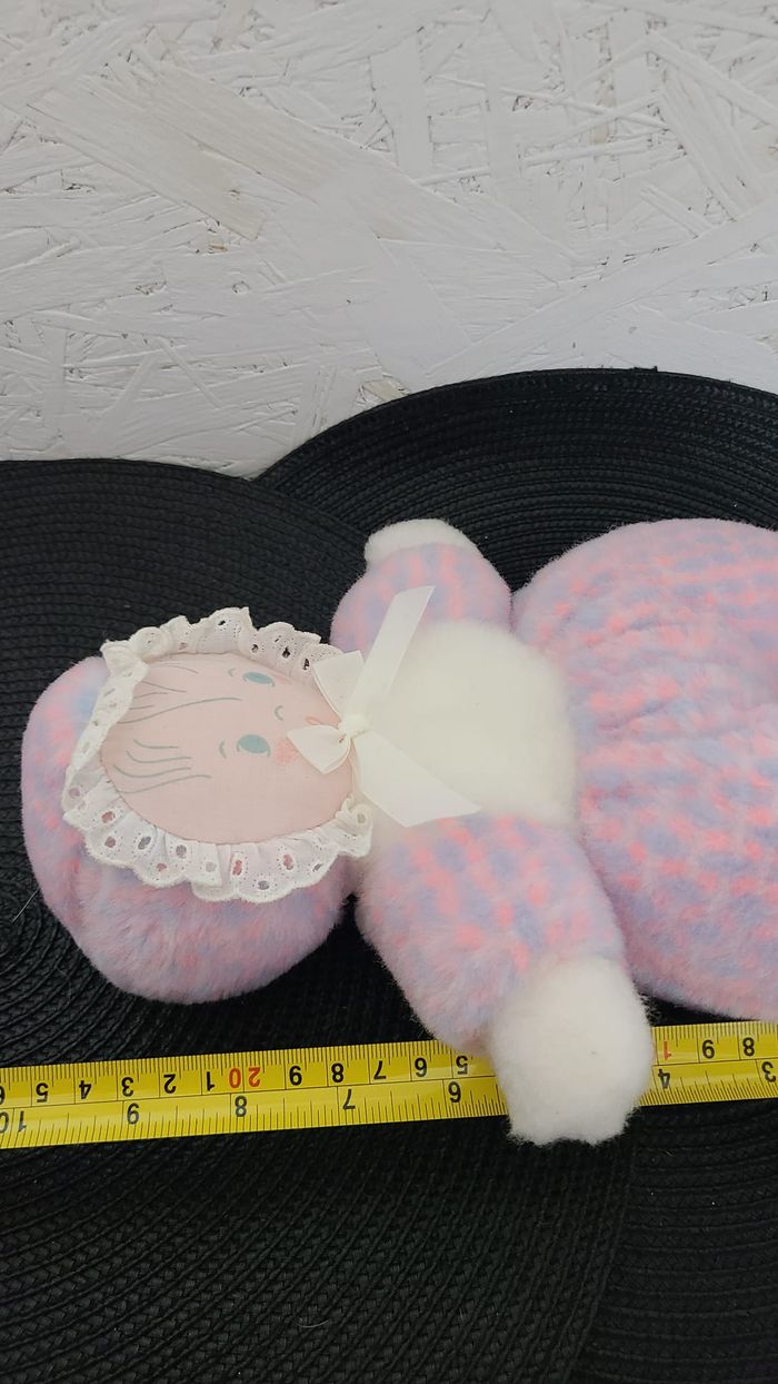 doudou poupée de chiffon nounours vintage peluche fille - photo numéro 4