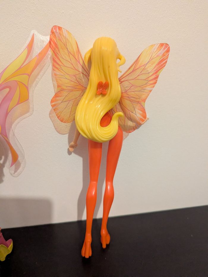 Lot de figurines/ poupées Winx Flora et Stella - photo numéro 7