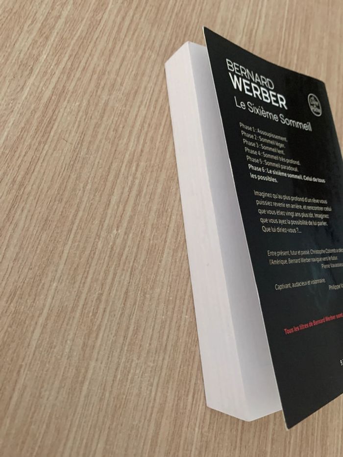 Livre  le sixième sommeil Bernard werber - photo numéro 4