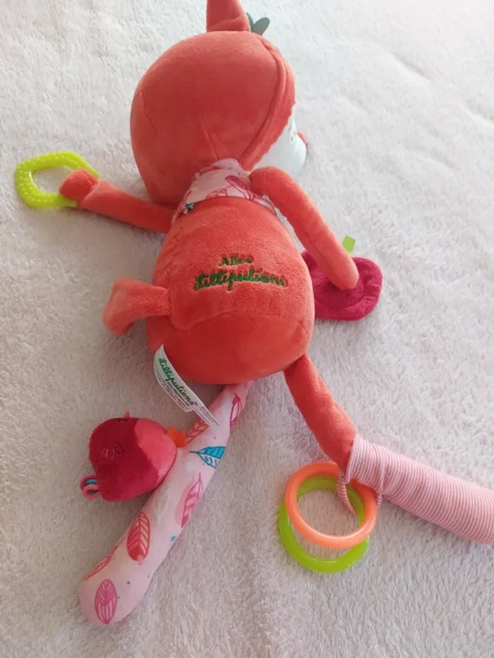 Peluche d’éveil renard Alice lilliputiens - photo numéro 2
