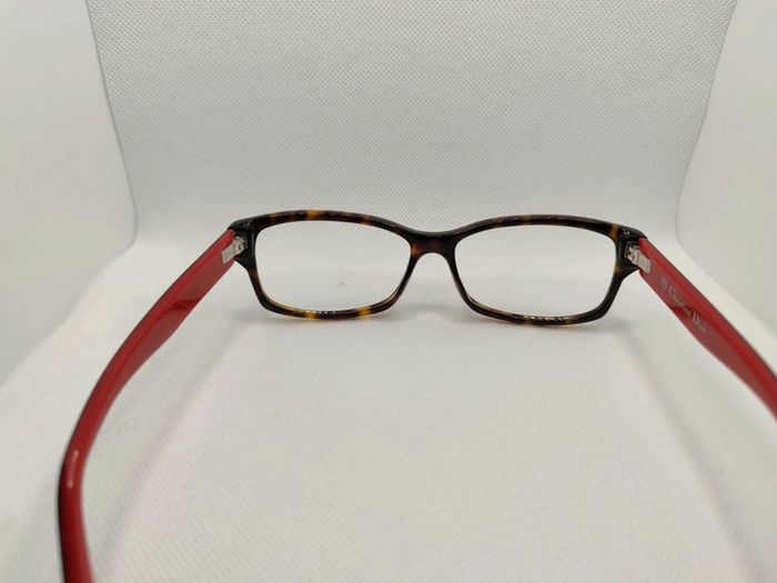 Lunettes de vue Christian Dior CD3202 en acetate Noir et rouge - photo numéro 2