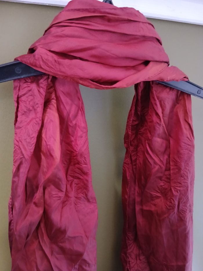 Etoffe Foulard bordeaux - photo numéro 2
