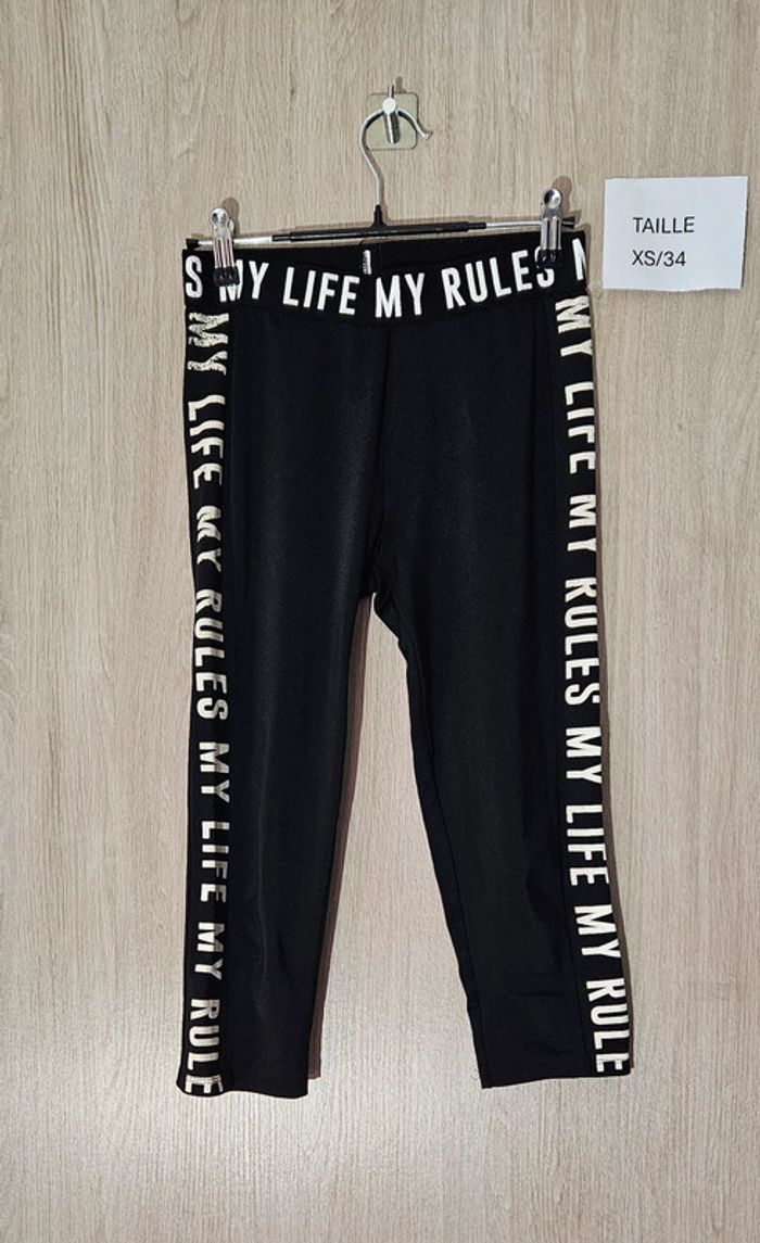 Legging de sport noir, taille XS, de la marque Intersport - photo numéro 8