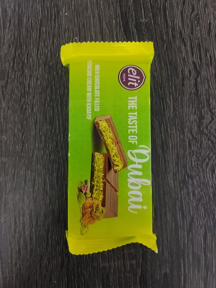 Chocolat dubai 90g goût pistache et kadayif - photo numéro 4