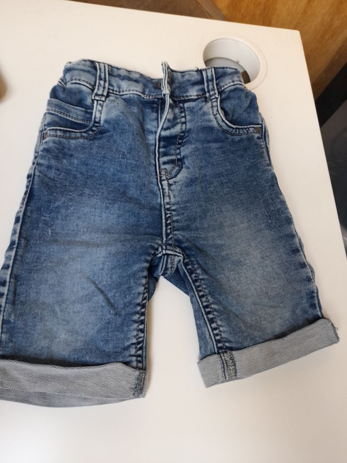 Short en jeans