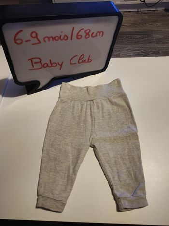 Pantalon Baby Club gris clair