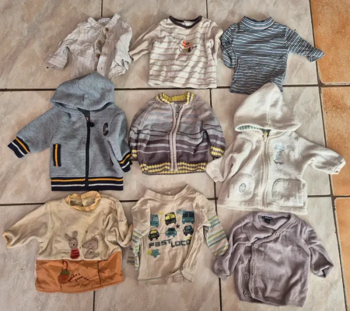 Lot n°2 vêtements bébé garçon 1 mois - photo numéro 6