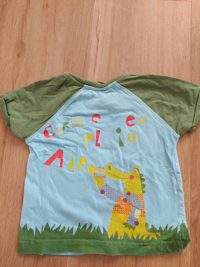 T-shirt DPAM cirque 18 mois - photo numéro 3