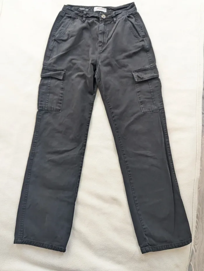 Pantalon cargo noir – taille 38 - photo numéro 5
