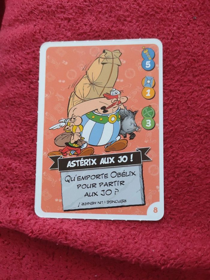 Carte Astérix aux jeux olympiques